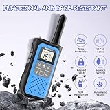 Walkie Talkies for Adults Kids, NXGKET Long Range Walkie Talkie Rechargeable 2 Way Radios 16 Channels with 1200mAh Li-ion Battery, USB-C Cable, VOX for Boys Girls Toys Outdoor Camping Hiking 3 Pack - Image 2