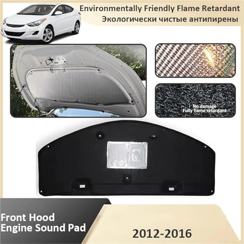 Isolant capot Toyota Camry XV50 2012-2016 coton acoustique thermique - 3