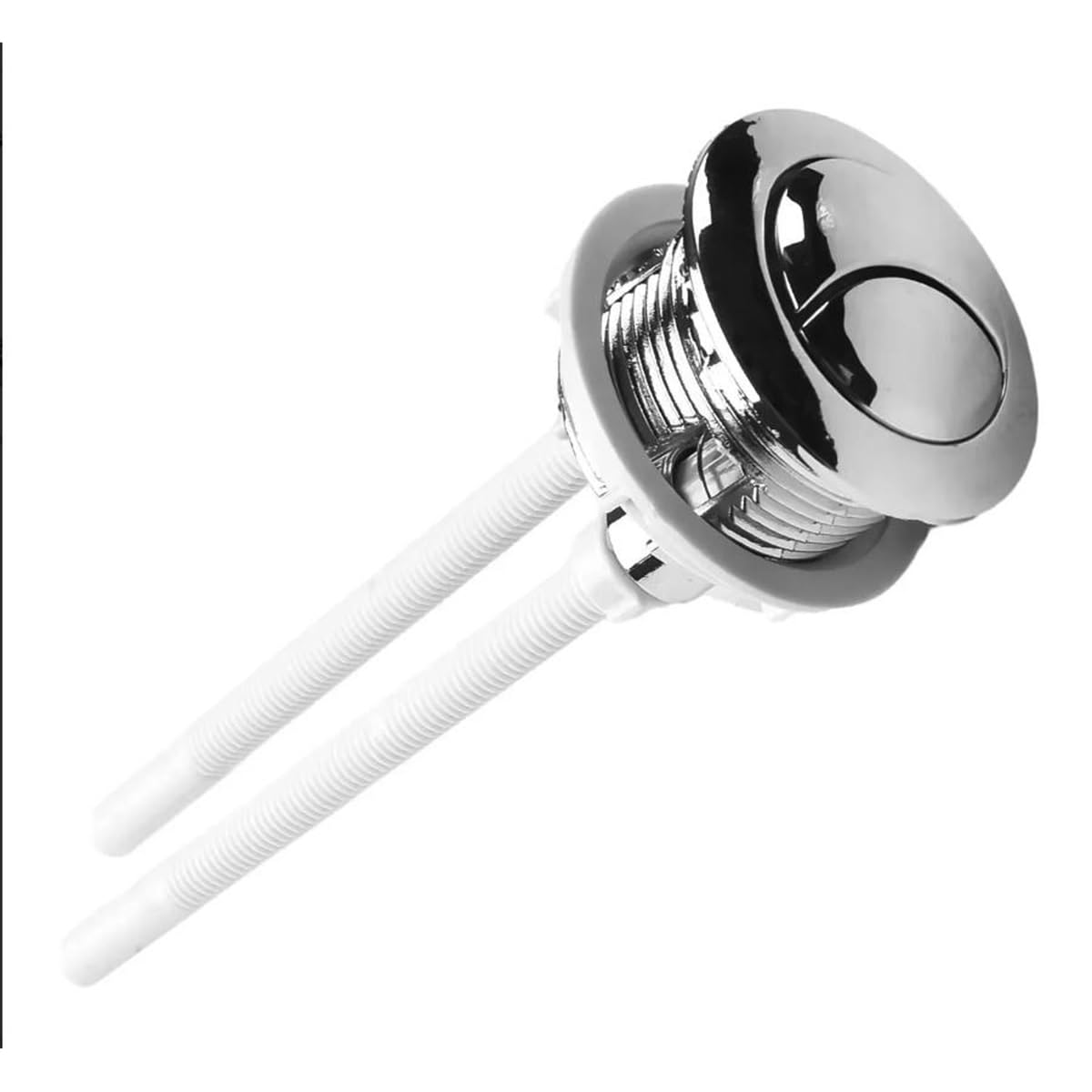 Double Flush Toilet Button, ABS Toilet Push Button Dual Flush Water Tank Round