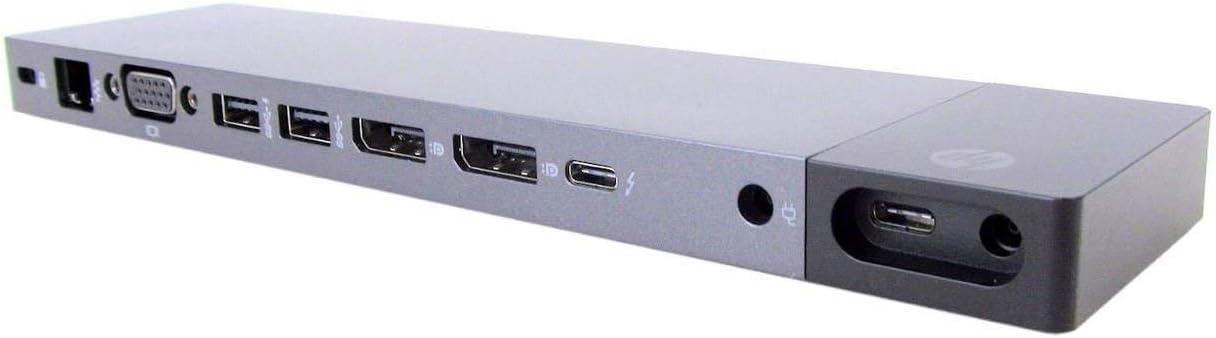 Dock HP Elite Thunderbolt 3 con Cable Único 65W P5Q54AA (Renovado)