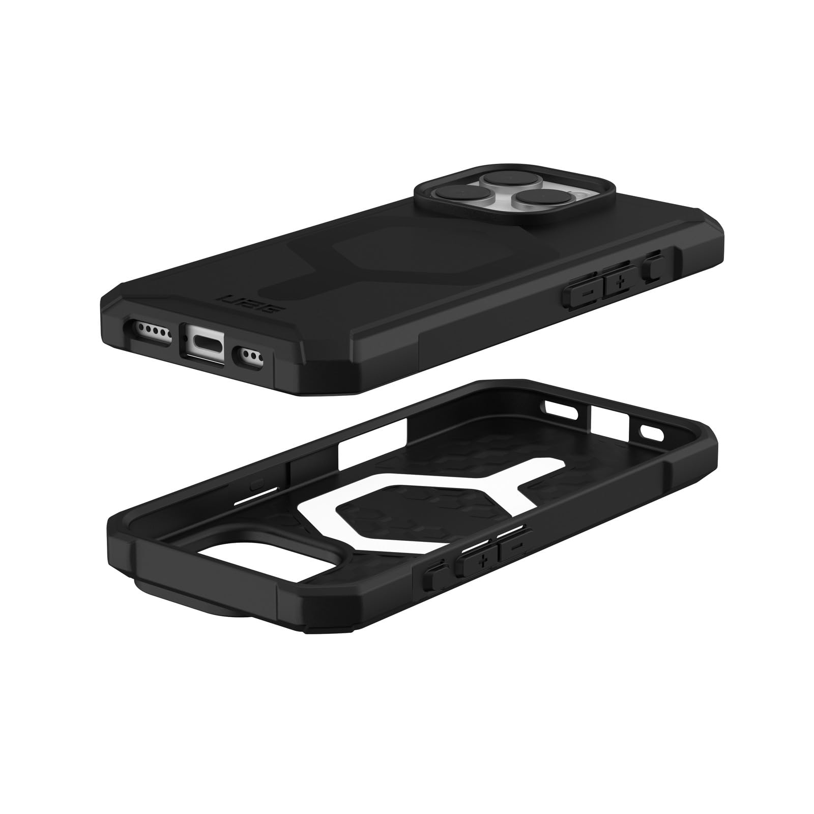 UAG iPhone 16proケース ブラック 耐衝撃 UAG iPhone 16 Pro Max用 MagSafe対応ケース ESSENTIAL ARMOR