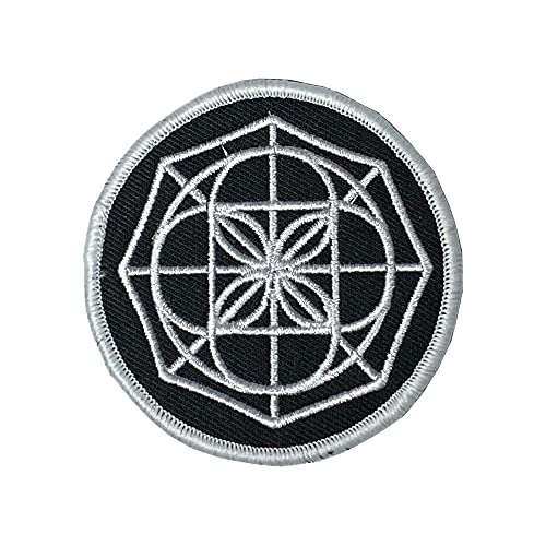 PF Isshinryu Karate Patch - Small, White, Rectangular - 1 Piece