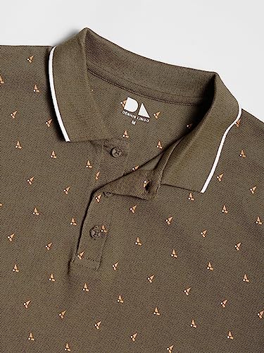 Image of Dennis Lingo Printed Polo Tshirt for Men
