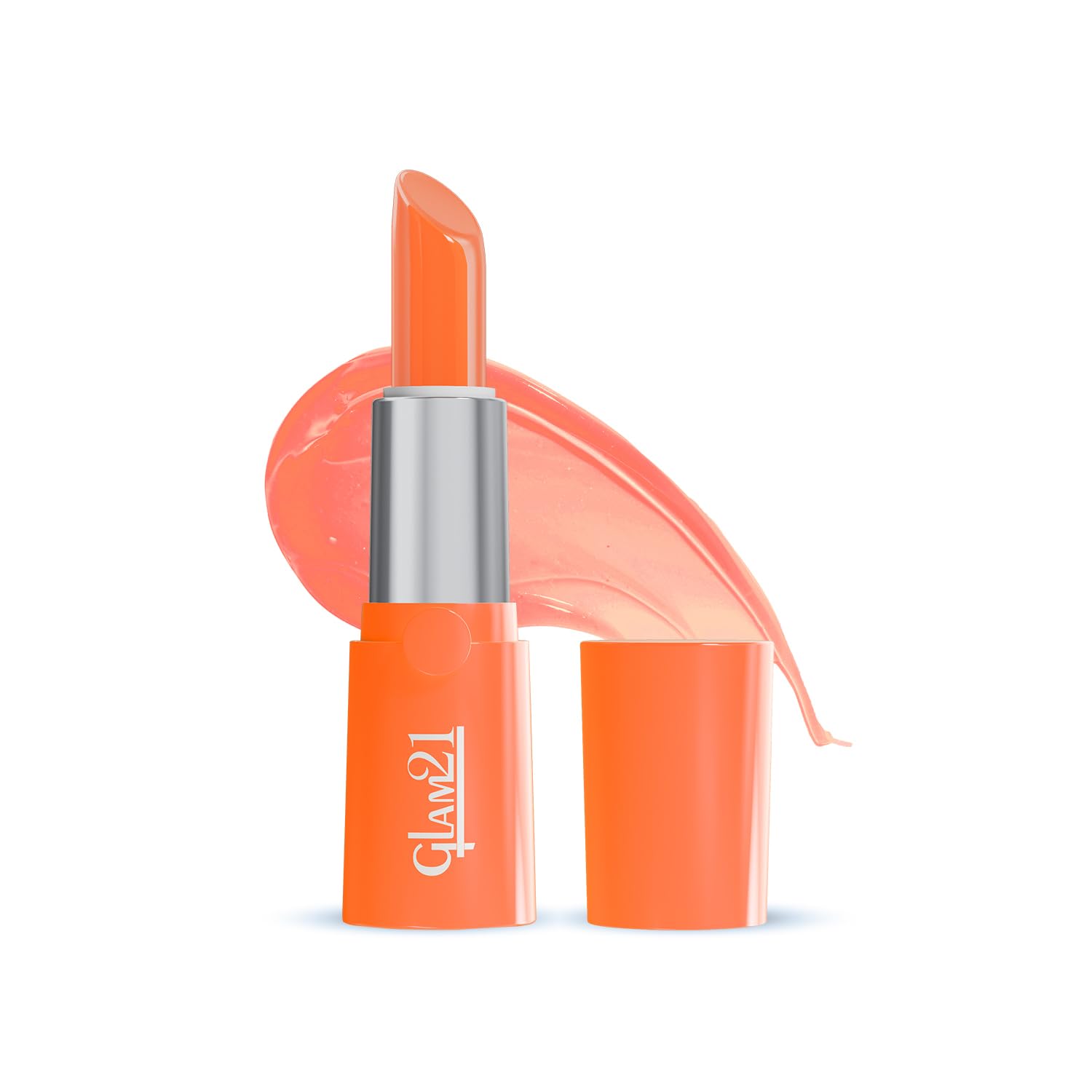 Glam21 High Definition Lipstick|LightWeight & Ultra-Moisturizing | Gel Based Formula|Fruity Orange-3.6gm-image-2