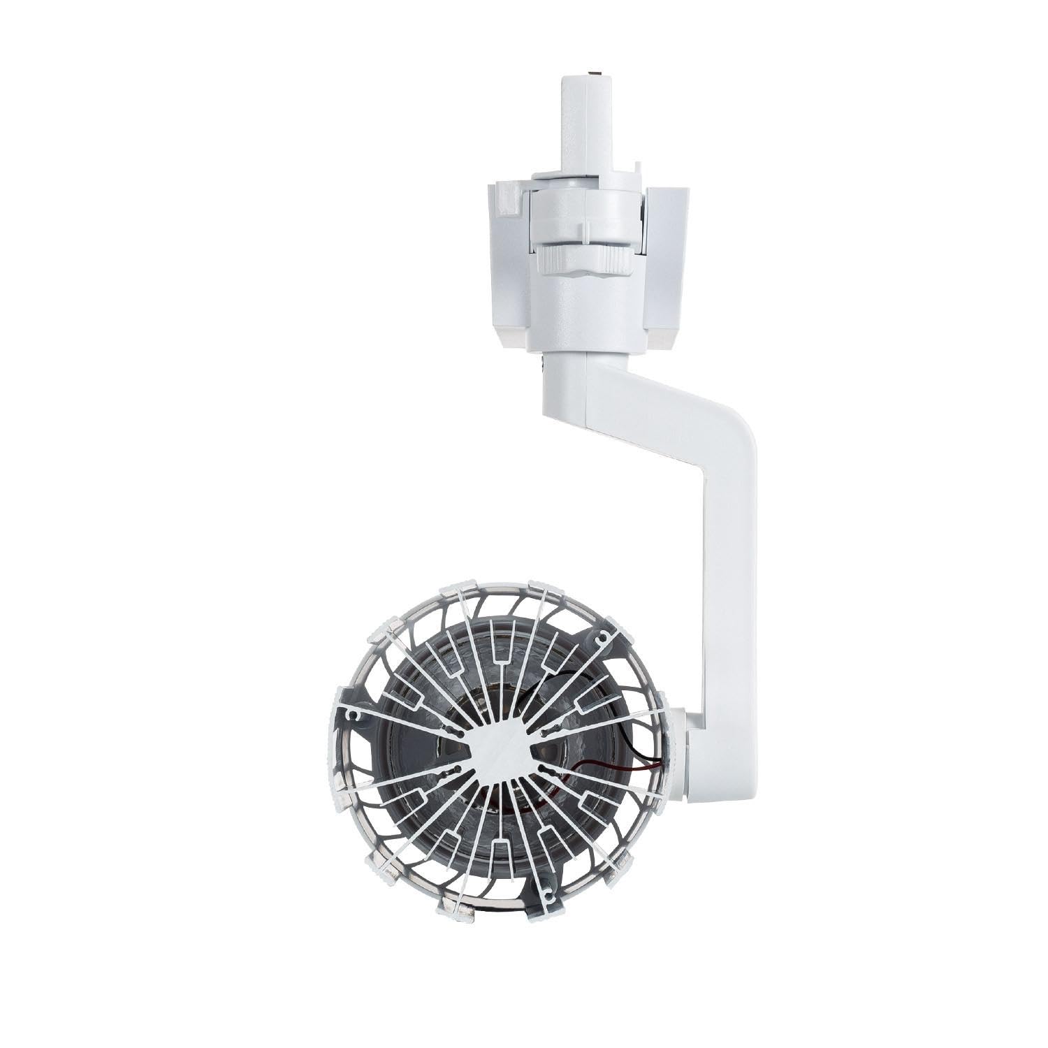 LEDKIA LIGHTING - Faretto LED Binario Trifase 30W Dora | Tecnologia COB | Angolo Luce 36º | Applicazione Showroom e Negozi, Bianco Caldo 2700K, Policarbonato