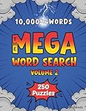  The MEGA Word Search Volume 2: 10,000 Words  250 Large Themed Puzzles  Big Word Finds for Adults, Seniors, and Teens