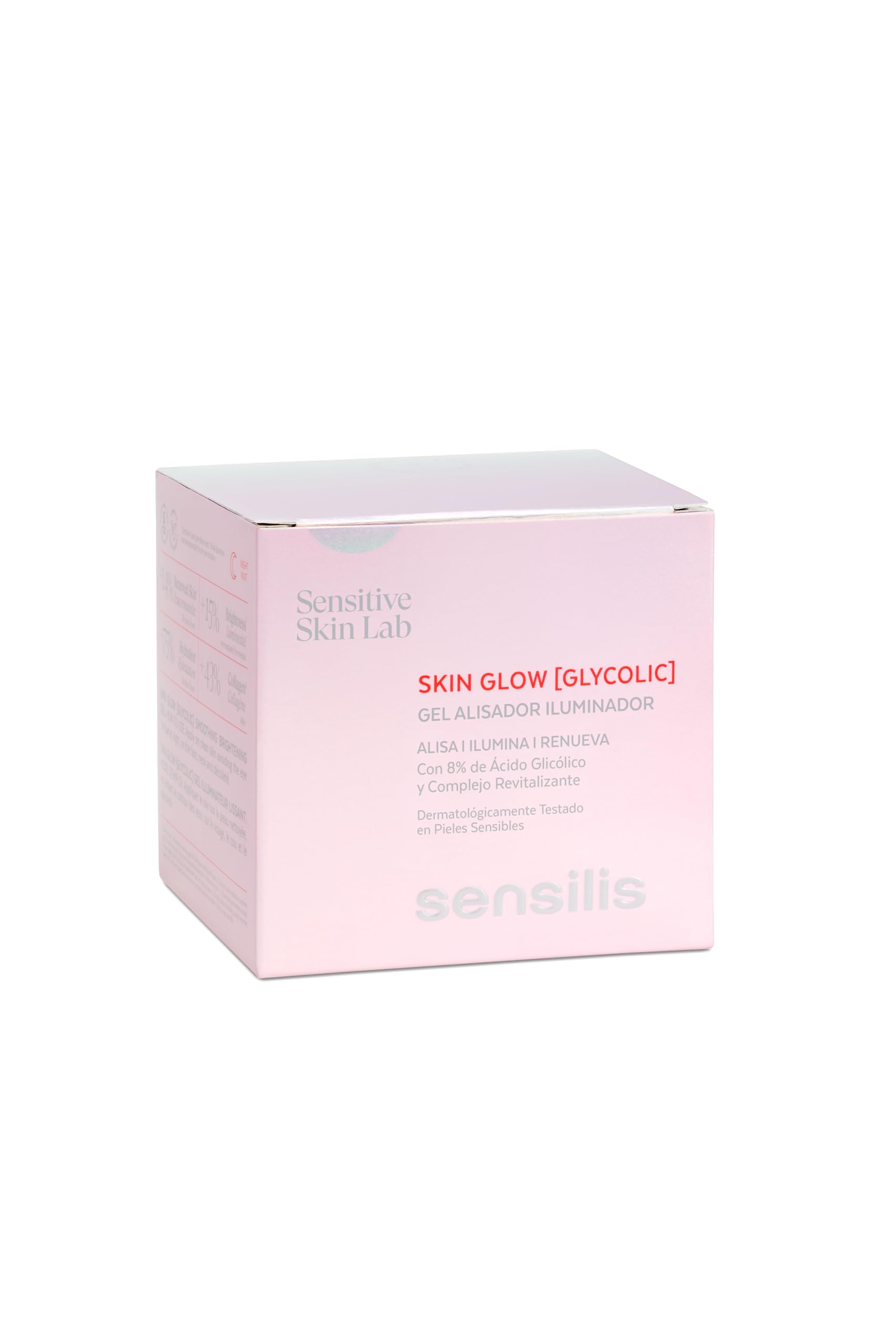Sensilis – Skin Glow Rutina Facial Iluminadora e Hidratante para Piel Sensible, Cuidado Facial Revitalizante con Acción Glow y Luminosidad