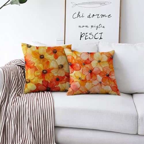 Housse de coussin 60x60cm imperméable lot de 2 avec fermeture éclair invisible