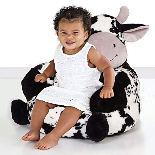 Children\'s Plush Cow Character Chair for Kids and Toddlers