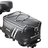 ZIMFANQI Bike Trunk Bag 8L Bicycle Rack Rear Carrier Bag Water Resistant Bike Commuter Bag Bike Rear...