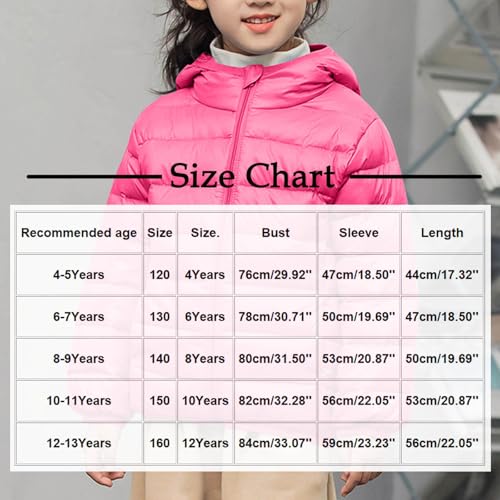 Girls Lightweight Jacket Hooded Puffer Jackets for Boys Fashion Youth Warm Coat Kids Winter Clothes Teen Outerwear3