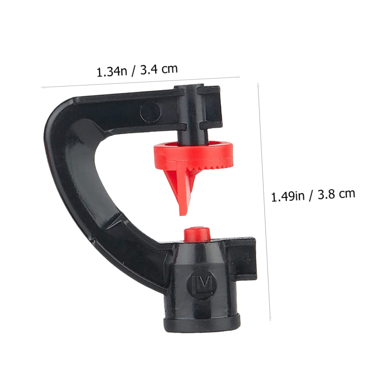 Abaodam 2sets 20 Pcs Type Rotation Sprinkler Heads Garden Irrigation System for Efficient Watering Greenhouses Nurseries and Outdoor Areas Durable Misting Nozzles 20pcs*2