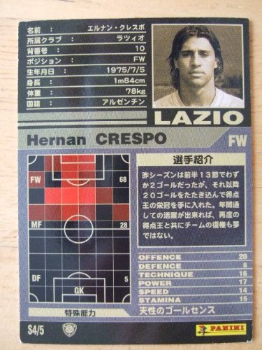 Amazon.co.jp: WCCF 01-02キラカード BS04 エルナン・クレスポ