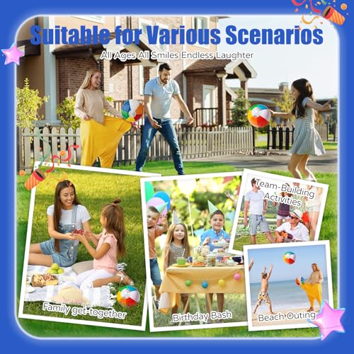 LVOORTOREN Granny Pants Yard Game, 11 PCS Outdoor Yard Toss Game for Teens & Adults-Includes 2 Giant Granny Funny Pants, 8 Bouncy Balls & Pump - Backyard Party Games for Family Reunion, Team Building - image 7