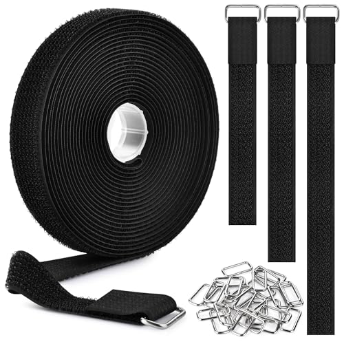 Nettbe 2,5 x 39,1m Klettbänder mit 60 Schnallen