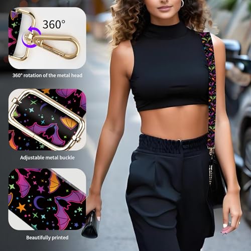 Image of Wide Purse Strap Replacement Crossbody, Funny Shoulder Strap Adjustable, Cute Bag Strap for Women Guitar Purses