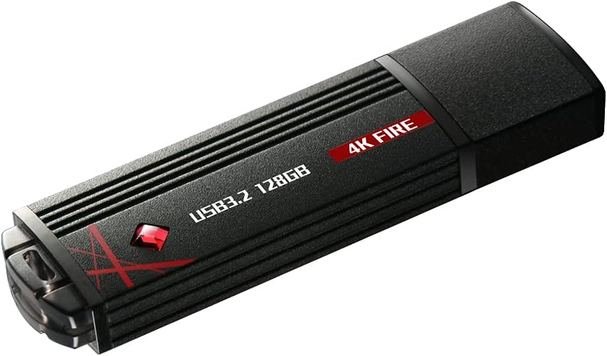 TCELL 4K Fire 128GB USB 3.2 Flash Drive 400MB/s Above,UASP Supported, high Speed Solid State Flash Drive Thumb Drive Memory Stick for Designer Gamer Tesla dashcam Sentry Mode