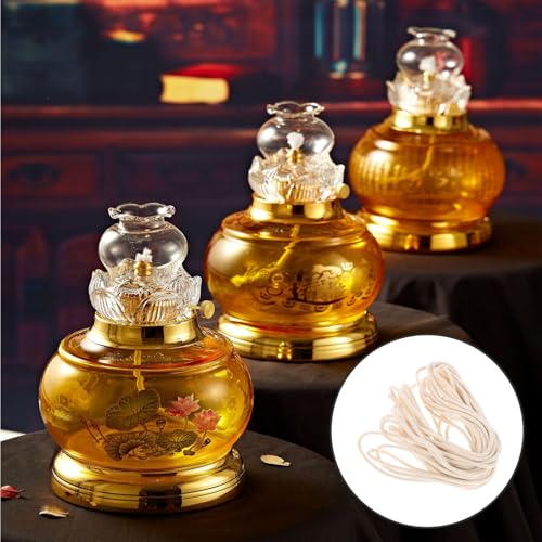 Mecha de algodón para lámpara de aceite 10 m Cabilock miniatura 5