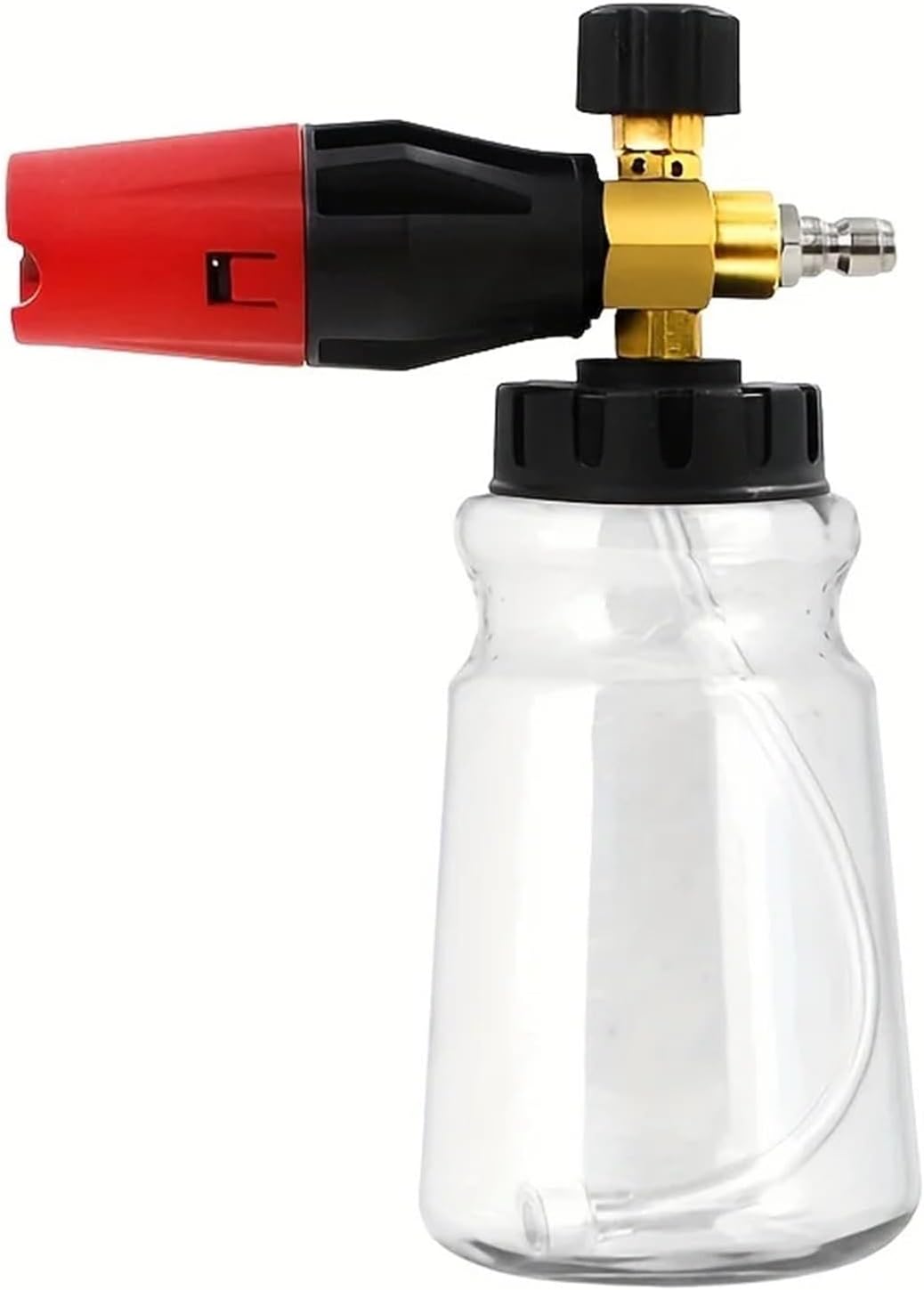 Foam Sprayer, 33.8oz Car Wash Foam - 60° Wide-Angle Spray Snow Gun with Handheld Bottle for Pressure Washers,Car Washing(B)