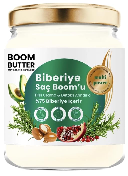 BOOM BUTTER Biberiye Saç Bakım Yağı 190 ML