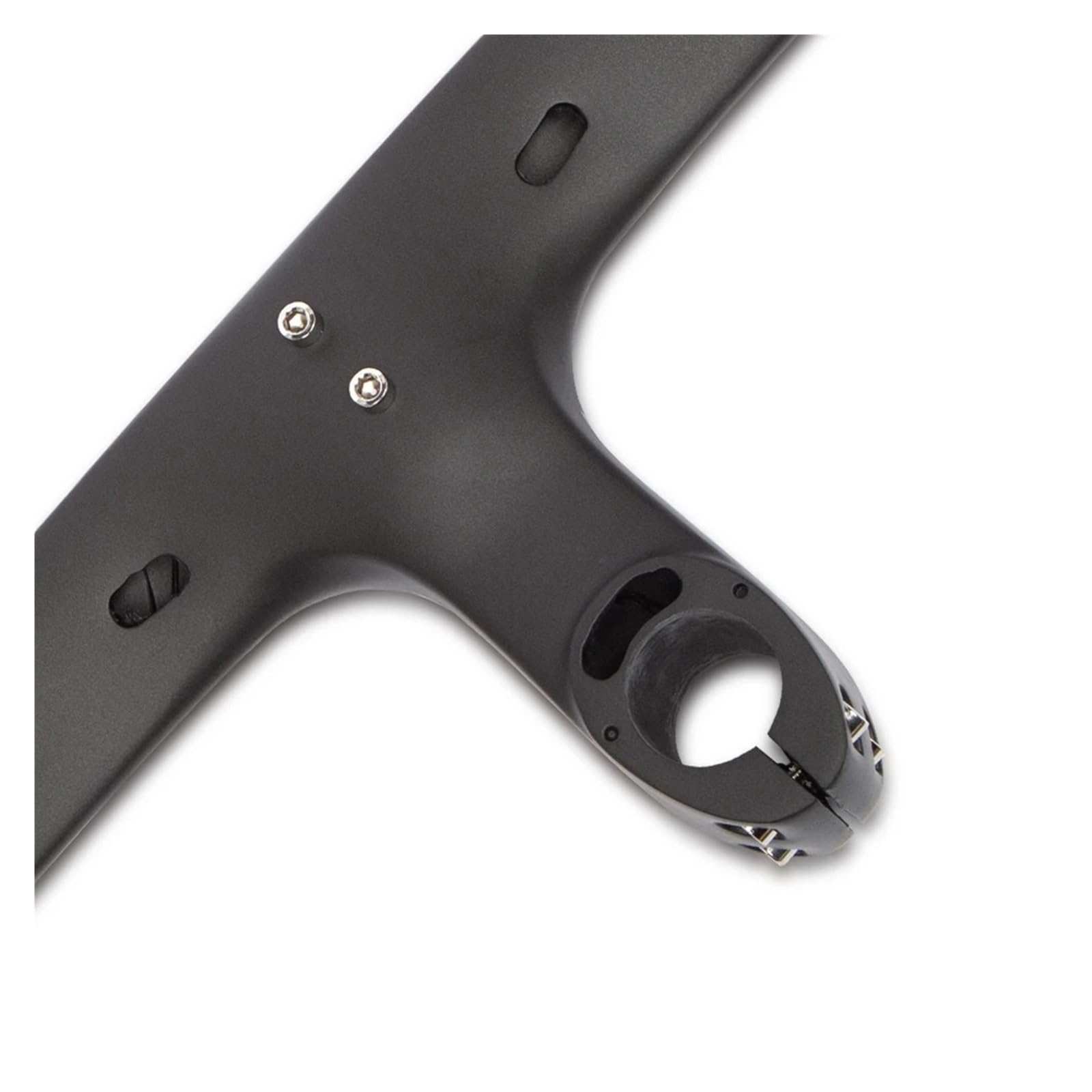 Manillar de carbono para bicicleta de carretera Manillar integrado de fibra de carbono for bicicleta de carretera, manillar ultraligero de 1-1/8", 400/420/440 mm, con vástago de bicicleta(No logo 420x