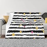 Tissu de qualité supérieure : fabriquée à partir de flanelle anti-boulochage, cette couverture est douce, respirante et légère, assurant un sommeil confortable sans le poids