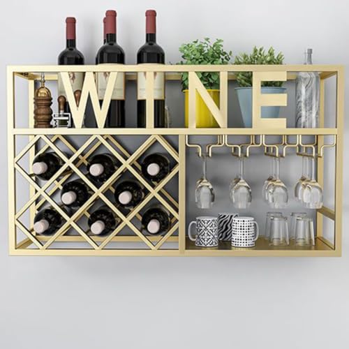 Porte-verre à vin suspendu mural pour vos soirées entre amis
