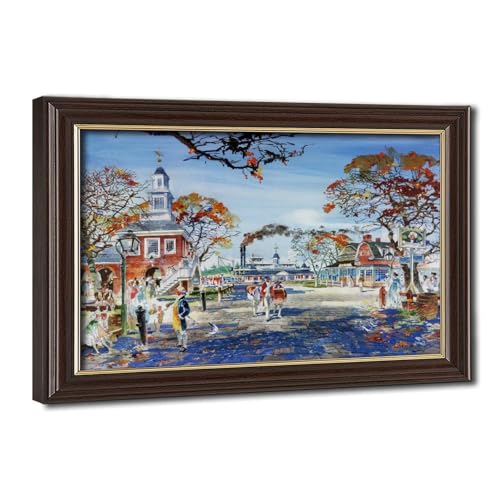 Impression d'Imaginerie Historique Liberty Square toile haute definition art mural