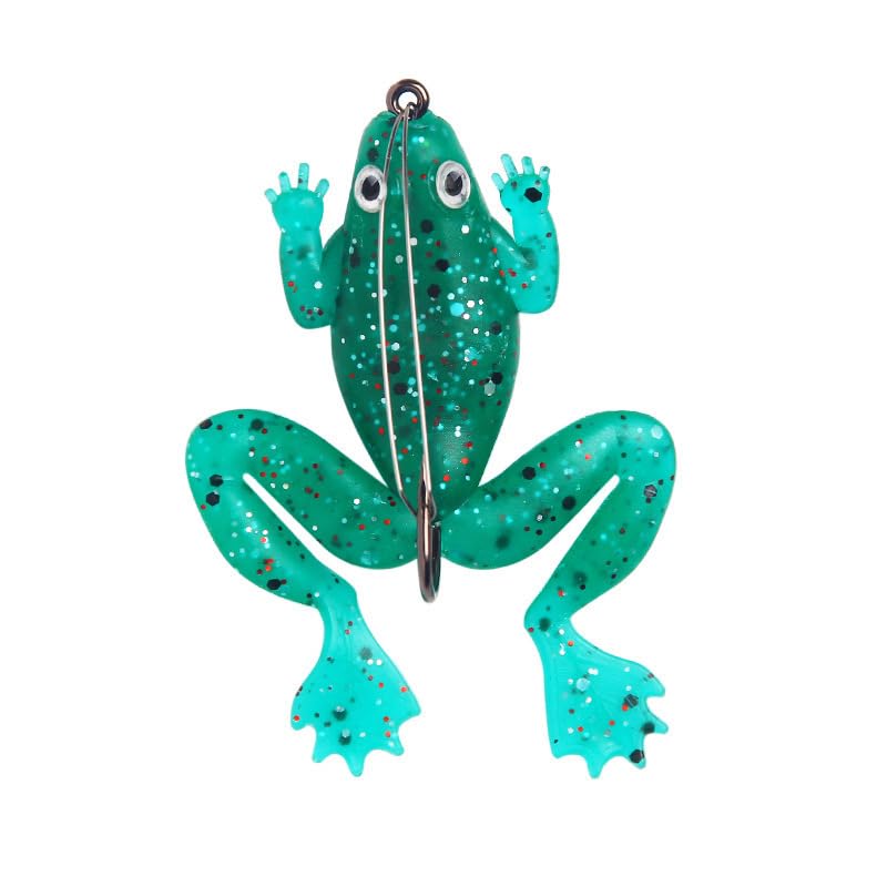 FTK® Anti Hanging Bottom Frog Bait with Single Hook for Freshwater Grass Fishing-image-23
