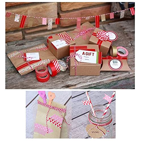 Corda de algodão, Corda de algodão de 328 pés, Corda durável para caixas de confeitaria Embrulho de
