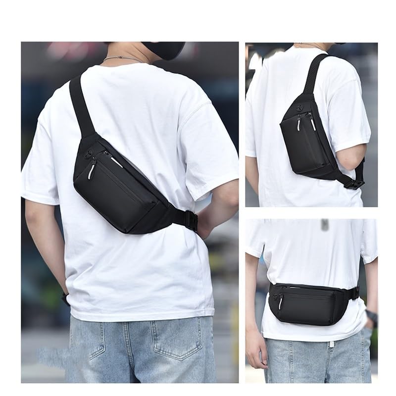 Pack de cintura para hombres y bolsa de deporte multifunción impermeable 2