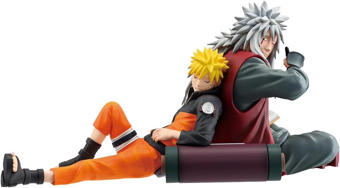 Ichibansho Figure - Naruto Shippuden - Naruto Uzumaki & Jiraiya (Legendary Sannin), Bandai Spirits Revible Moment Collectible Statue