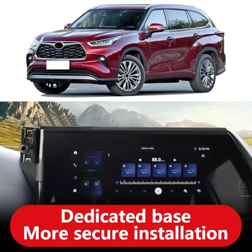 LUNQIN Car Phone Holder for Toyota Highlander 2020-2026【Only 12.3 inch Screen,Not Fit 8 inch】 Auto Accessories Bracket Interior Decoration Mobile Cell Phone Mount case(Not Fit Grand Highlander) by LUNQIN - Used condition - Image 3