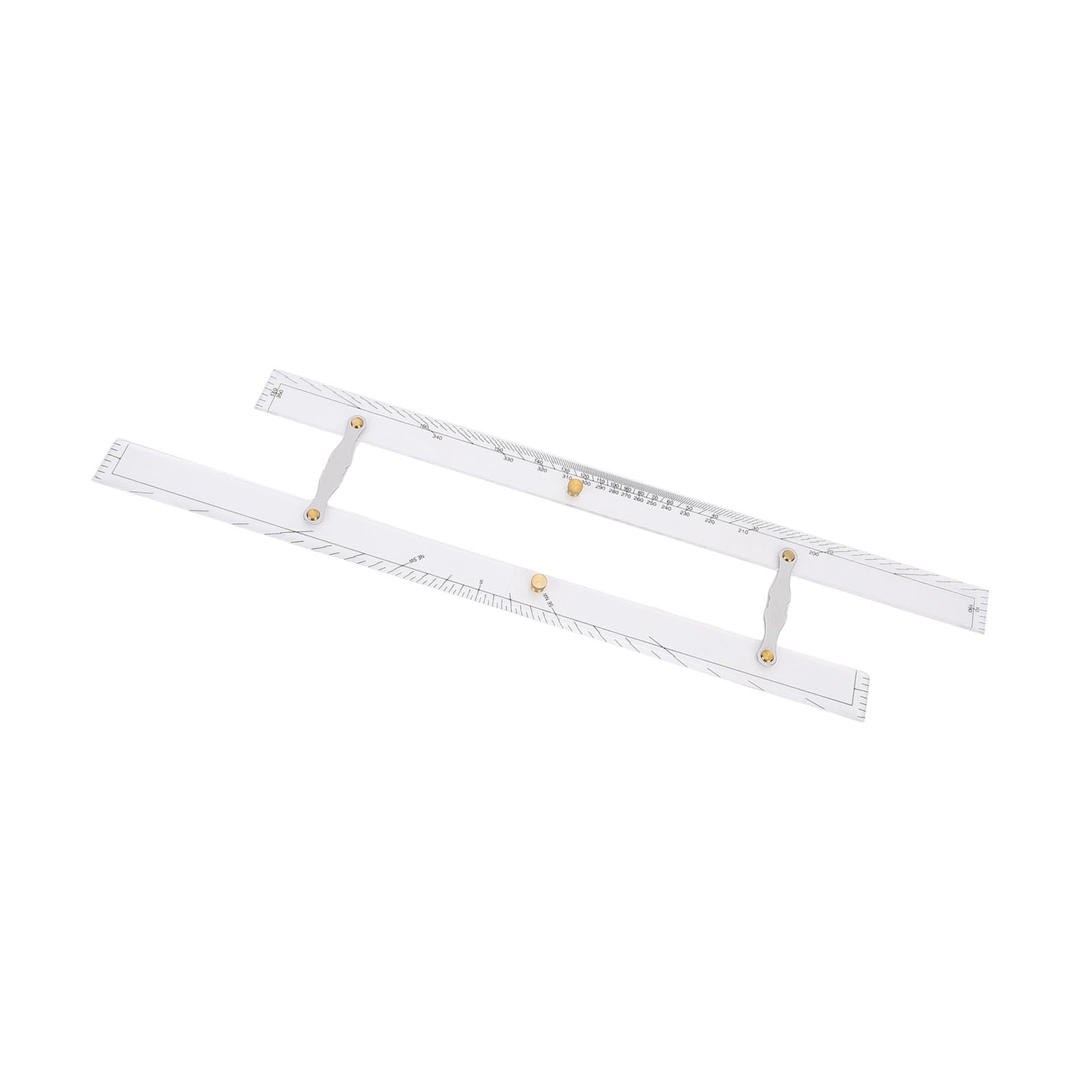 Yctze Règle Parallèle Nautique, Navigation Maritime Règle Parallèle 23,62 Pouces avec Acrylique Transparent pour Navires, Yachts, Bateaux de Cartographie des Outils