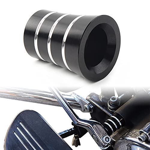 GZYF Motorcycle Heel Shift Lever Eliminator Cover for Harley Trike Tri Glide FLHTCUTG, Freewheeler FLRT, Tour Glide FLT, Black & Chrome