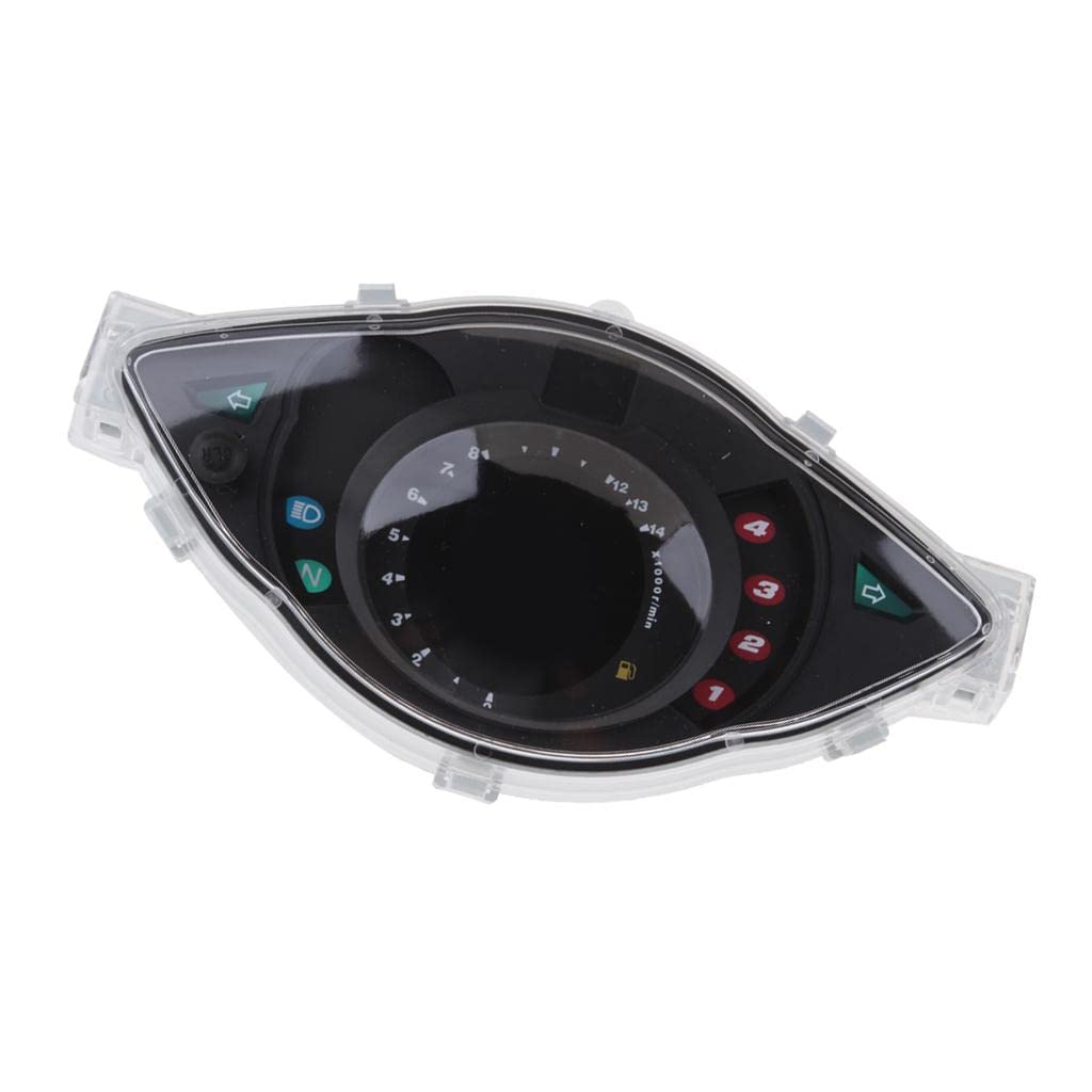 Als Ersatzteil mit Motorrad Gauge Instrument Tachometer Geschwindigkeits Aus Metall für Werkstatt Re, Tachometer-LCD A