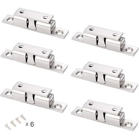 Serratura A Scatto In Ottone Per Mobili - 10 Pezzi Per Armadi, Cucina E Cassetti | Chiavistello Sicuro - Foto 10