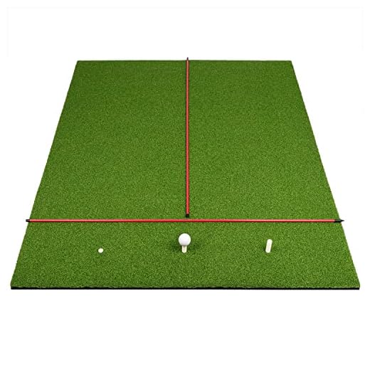 Top 5 Golf Practice Mats for Your Home | Golf Accessories CHAMPKEY PRO Golf Hitting Mats | Premium Turf with Rubber Foam Padding Golf Mats | Come with 2 Alignment Sticks and 4 Rubber Tees