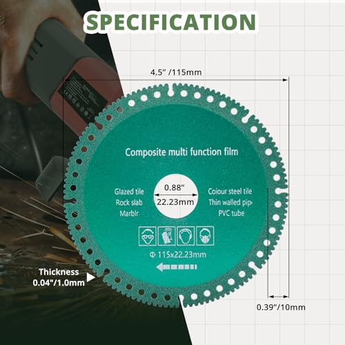 4-1/2 Inch Diamond Saw Blades