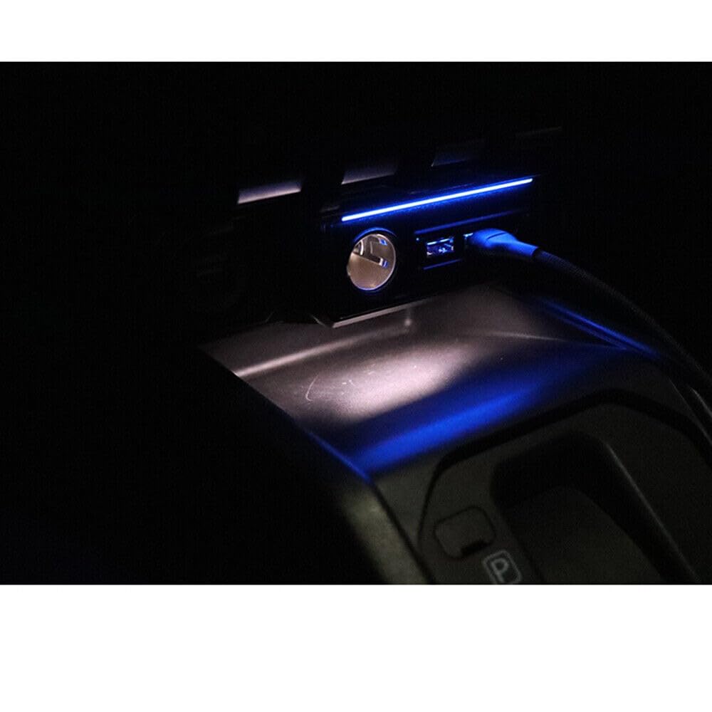 Fit for Suzuki Jimny 2/4Door Automatic Transmission 2019-2024 Left Hand Drive Autorder Cigarette Lighter Adapter Socket Splitter Dual USB Type-C Charging Port for Phone/iPad/GPS Car Refit Accessories