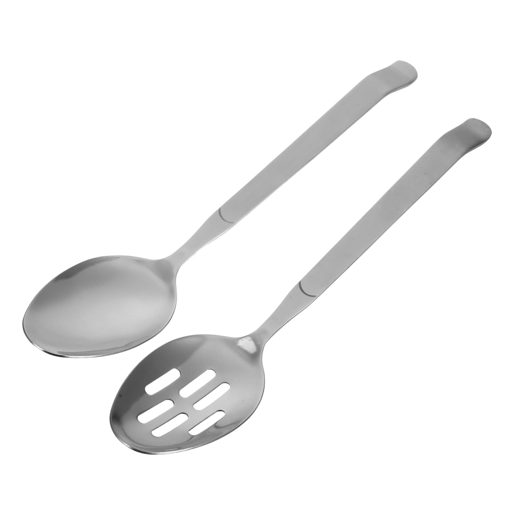 FUNOMOCYA 2 Pack of Kitchen Slotted Spoons Versatile Serving Utensils for Hotels Restaurants and Daily Use