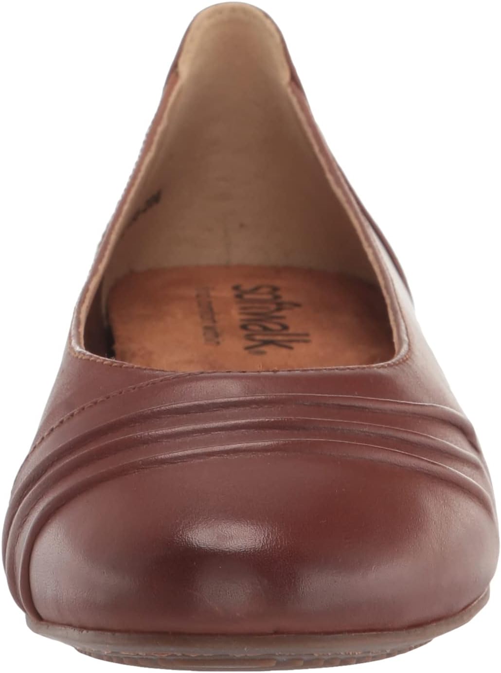 SoftWalk Women's Safi Ballet Flat Cognac