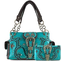 Turquoise Handbag Wallet Set