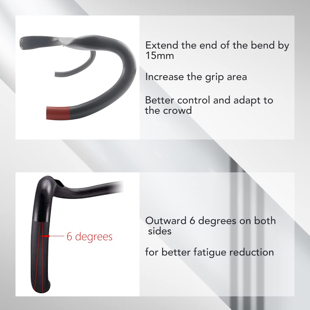 Buy RXL SL Carbon Handlebars Integrated Aero Bars for Road Bike