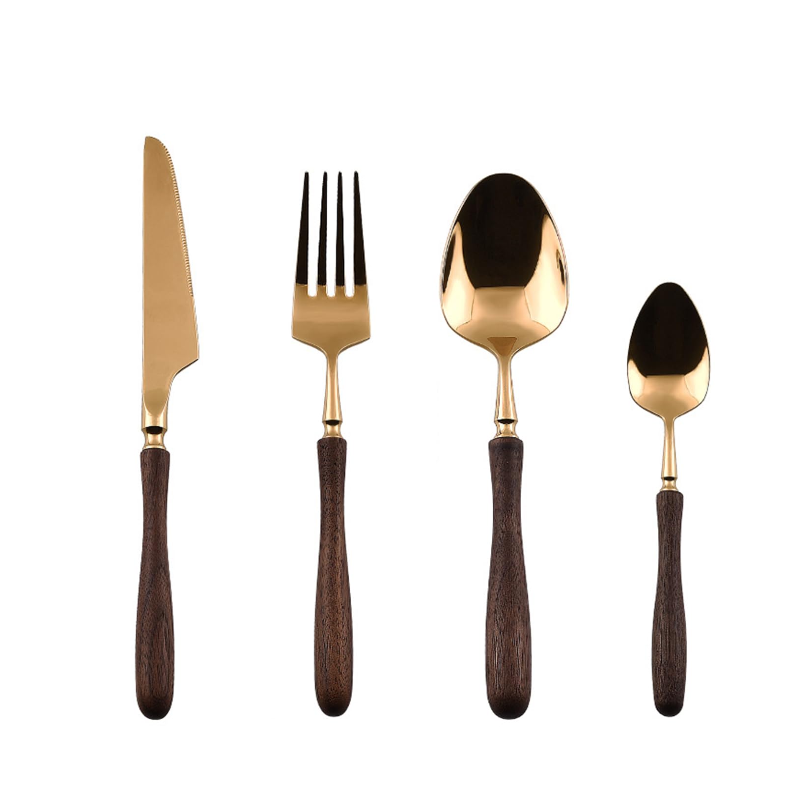 Silverware Set Flatware Set Cutlery Set for Home Party Hotel Use Tableware Eating Utensils Include Forks Knives Spoons