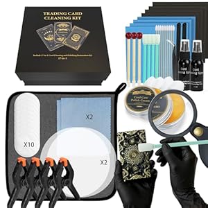 Kit de limpieza para el cuidado de la tarjeta, kit de restauración de limpieza y pulido de tarjetas 17 en 1 (5 pulgadas)