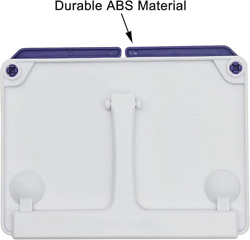 Miniatura 4 de Maydahui Mini soporte de escritorio portátil plegable y ligero para libro de música para libros de cocina (tamaño máximo 12 x 6 pulgadas) postura