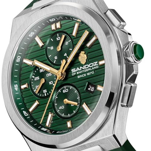 Image of Sandoz Chanet Premium Swiss Made Quartz Chronograph Watch for Men - SZWGO0000826