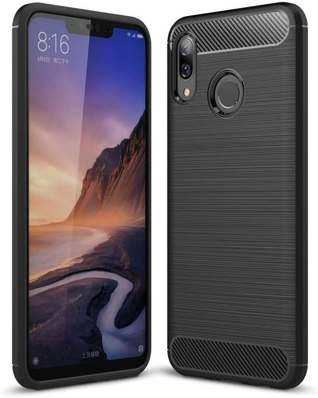 Image of Hybrid Carbon Fiber Back Case for Huawei Nova 3i (Black)