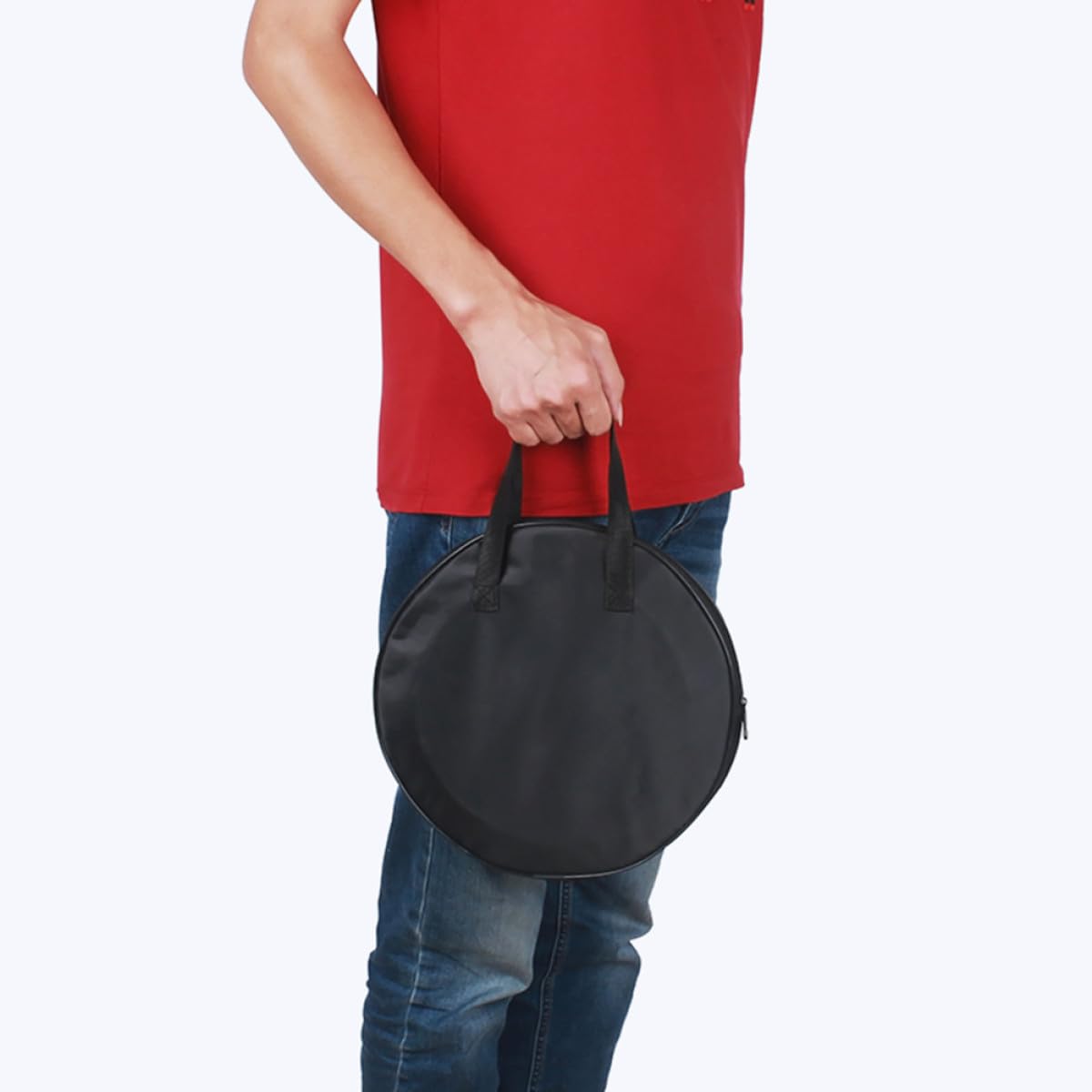 Set de Percusión Sorda de 10 Pulgadas Bolsa Simple para Practicar | ABS Ligero y Flexible, 1 Juego Portátil, para Principiantes y Adultos